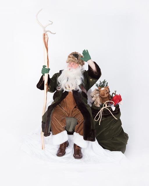 Santa Doug in a vintage 1890s Santa suit